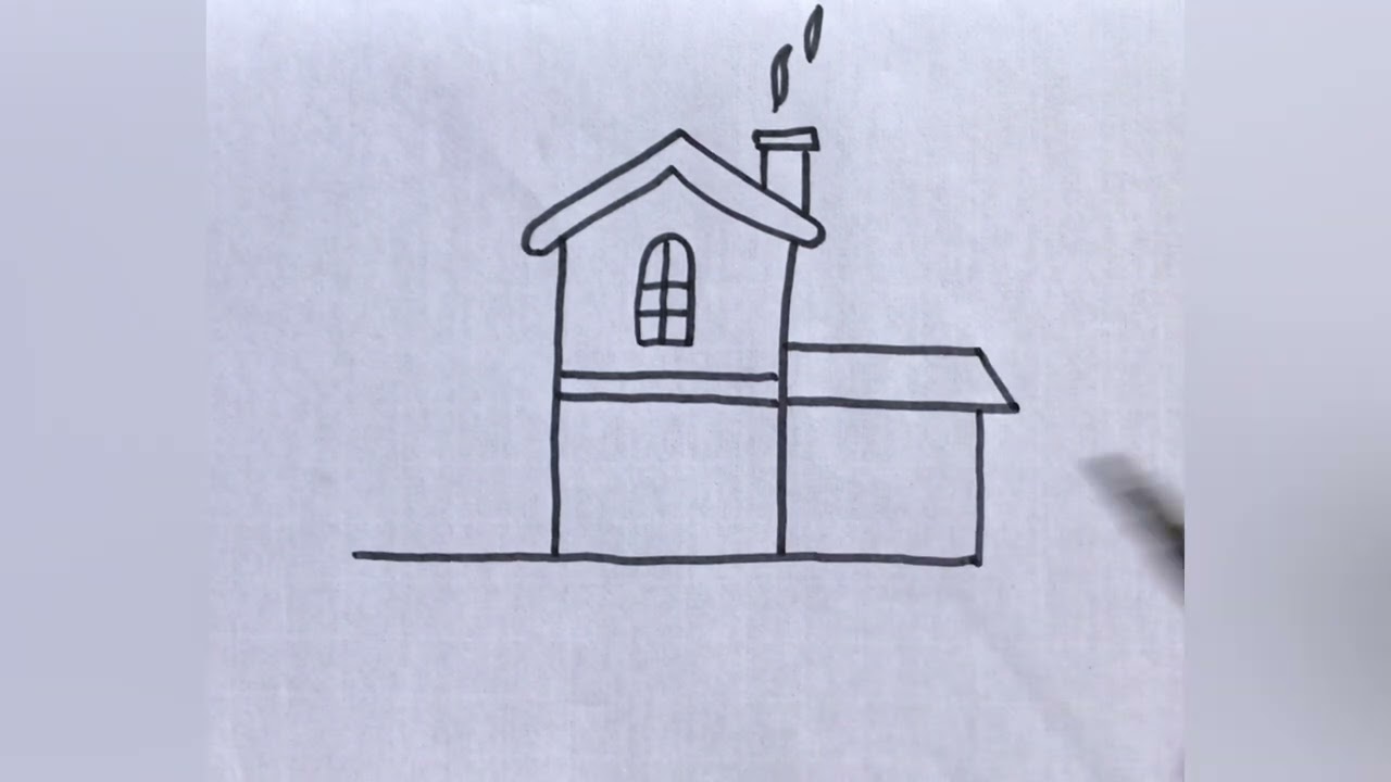 Draw a House using letter H