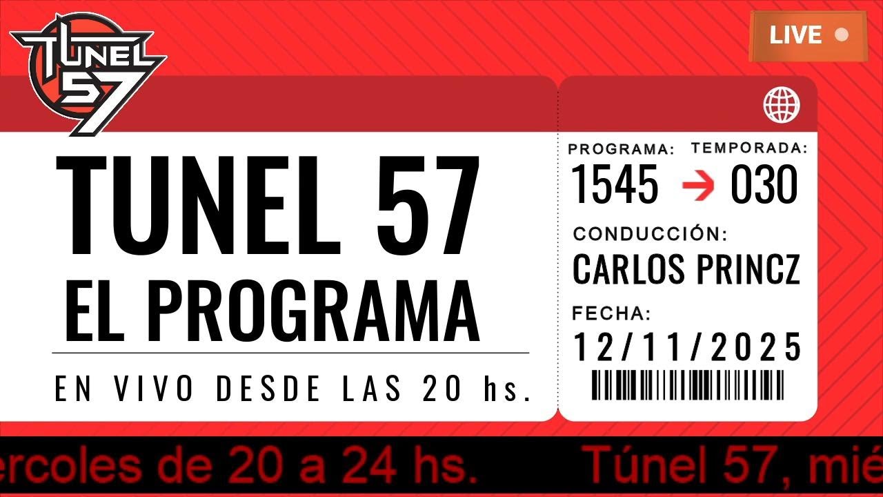 #Apertura + #DiscoEnElTunelDelTiempo de Tunel 57. Emisión Nº: 1545 - 12/11/2025.