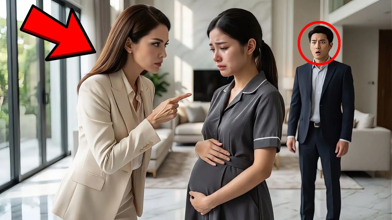 MULHER DO EMPRESÁRIO HUMILHAVA A EMPREGADA GRÁVIDA… ATÉ QUE ELE DESCOBRIU A VERDADE