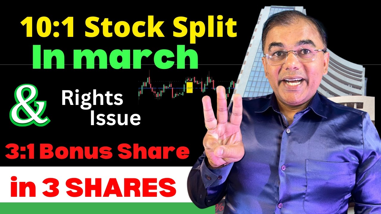 BONUS Stock in 1 Share |10:1 Share Split & Rights Issue - March 2026
