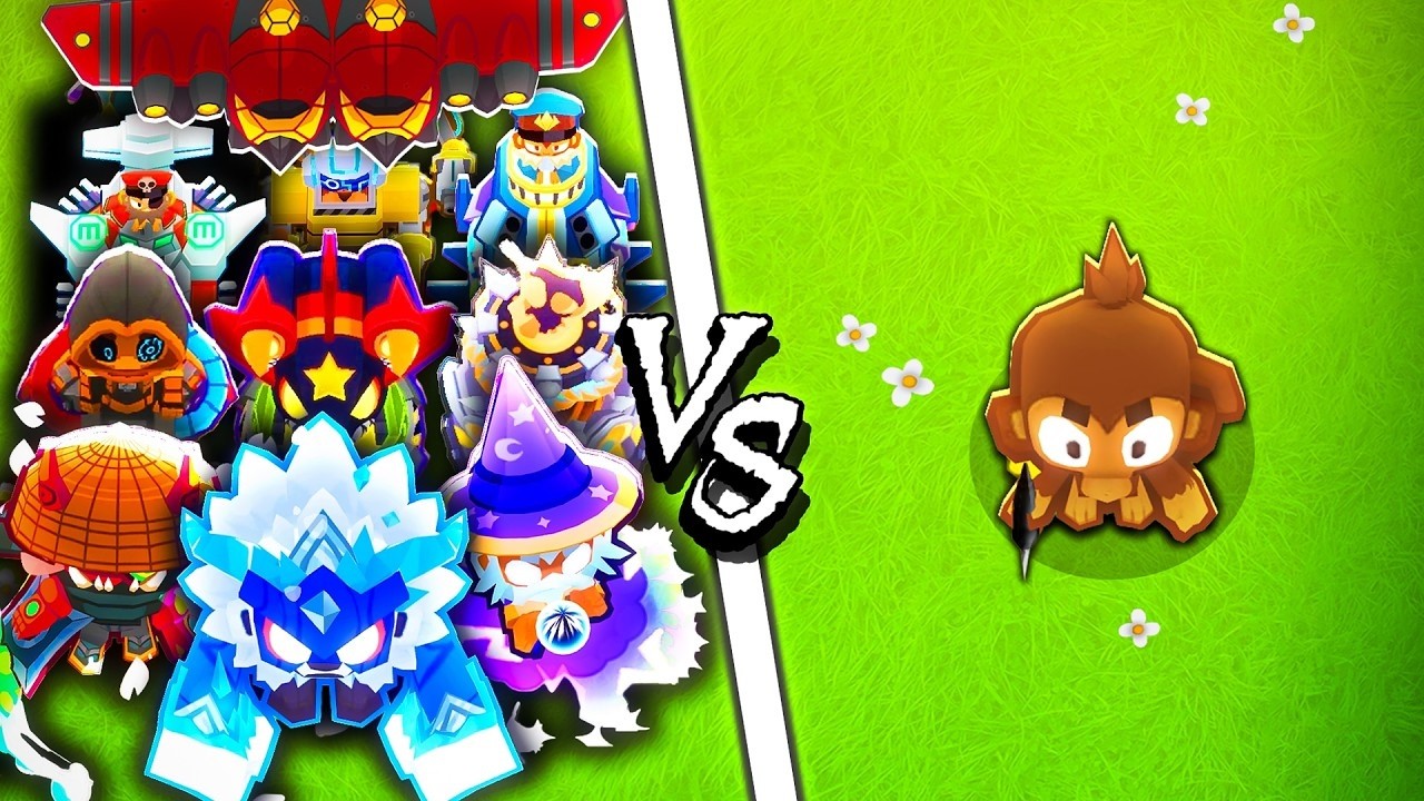 FREE DART MONKEY vs EVERY PARAGON (BTD 6)