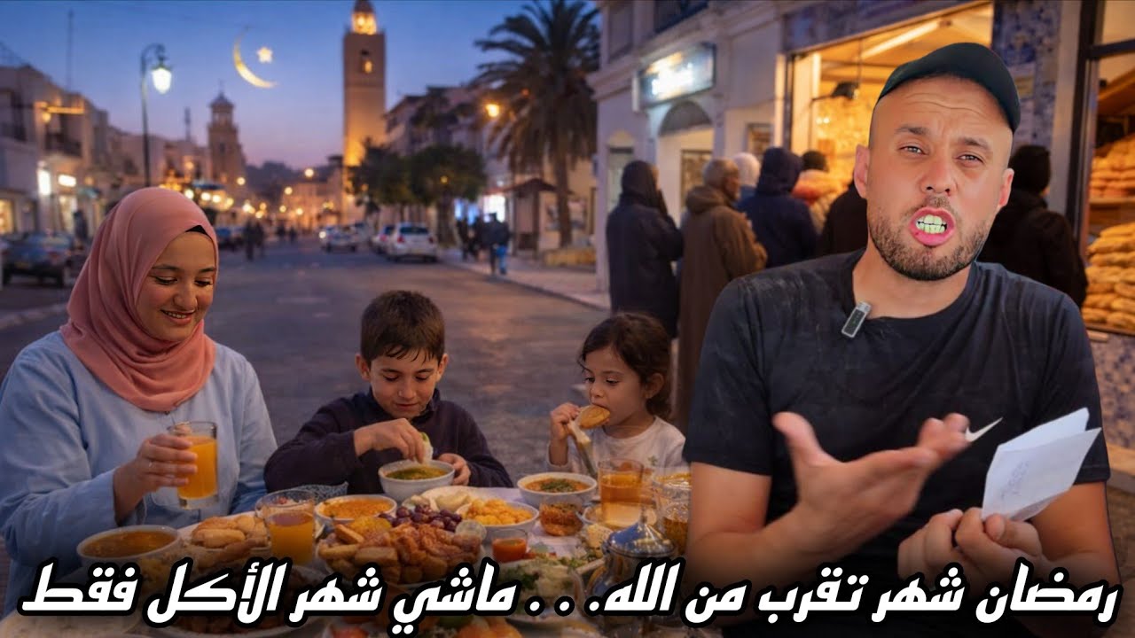رسالة مؤثرة: رمضان شهر عبادة ماشي شهر موائد فقط...كلام خاصك تسمعو 👌