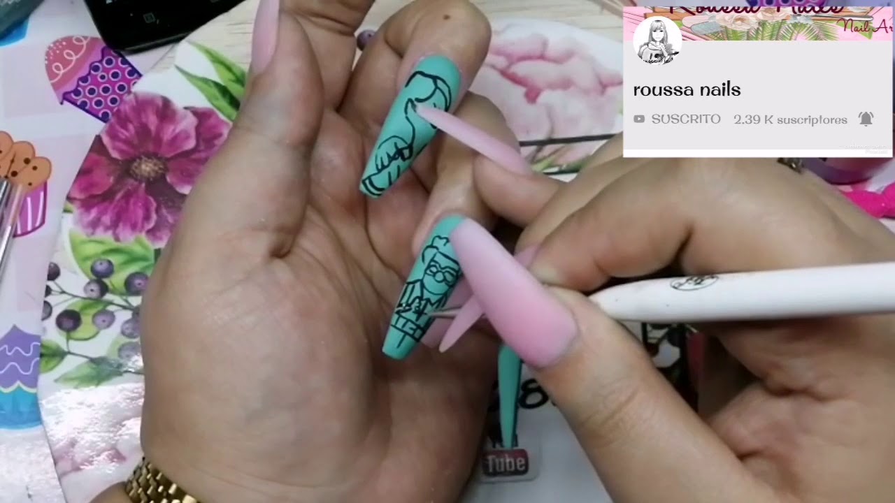 Uñas up carl y ellie +colaborativo Hermanita roussa Nails