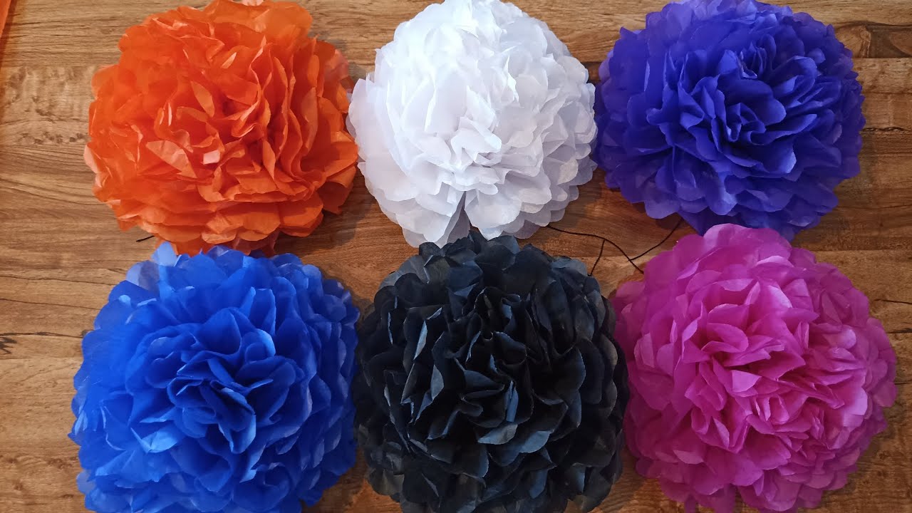 FLORES DE CEMPASUCHIL CON PAPEL DE CHINA 😃 quedan hermosas 🥰🥰🥰