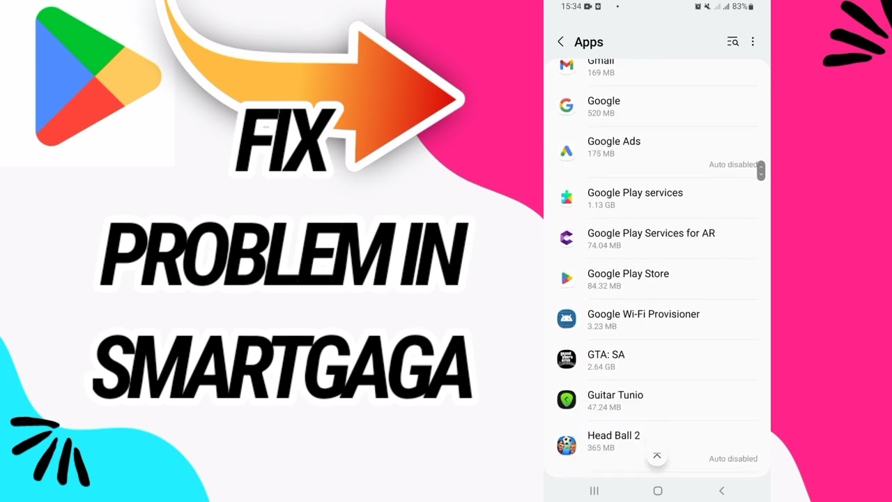 How To Fix And Solve Problem In Smartgaga On Google Play Store