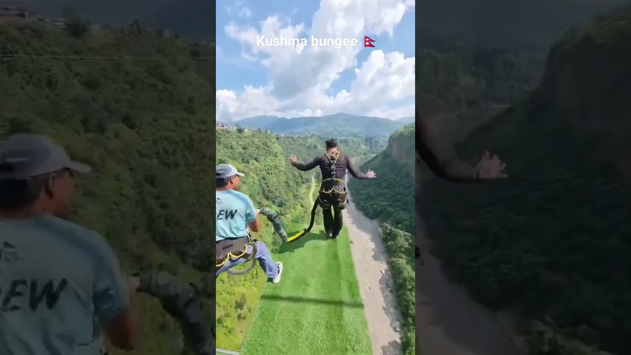 Kushma bungee 🇳🇵 #viral #trendingnow #bungee #nepal