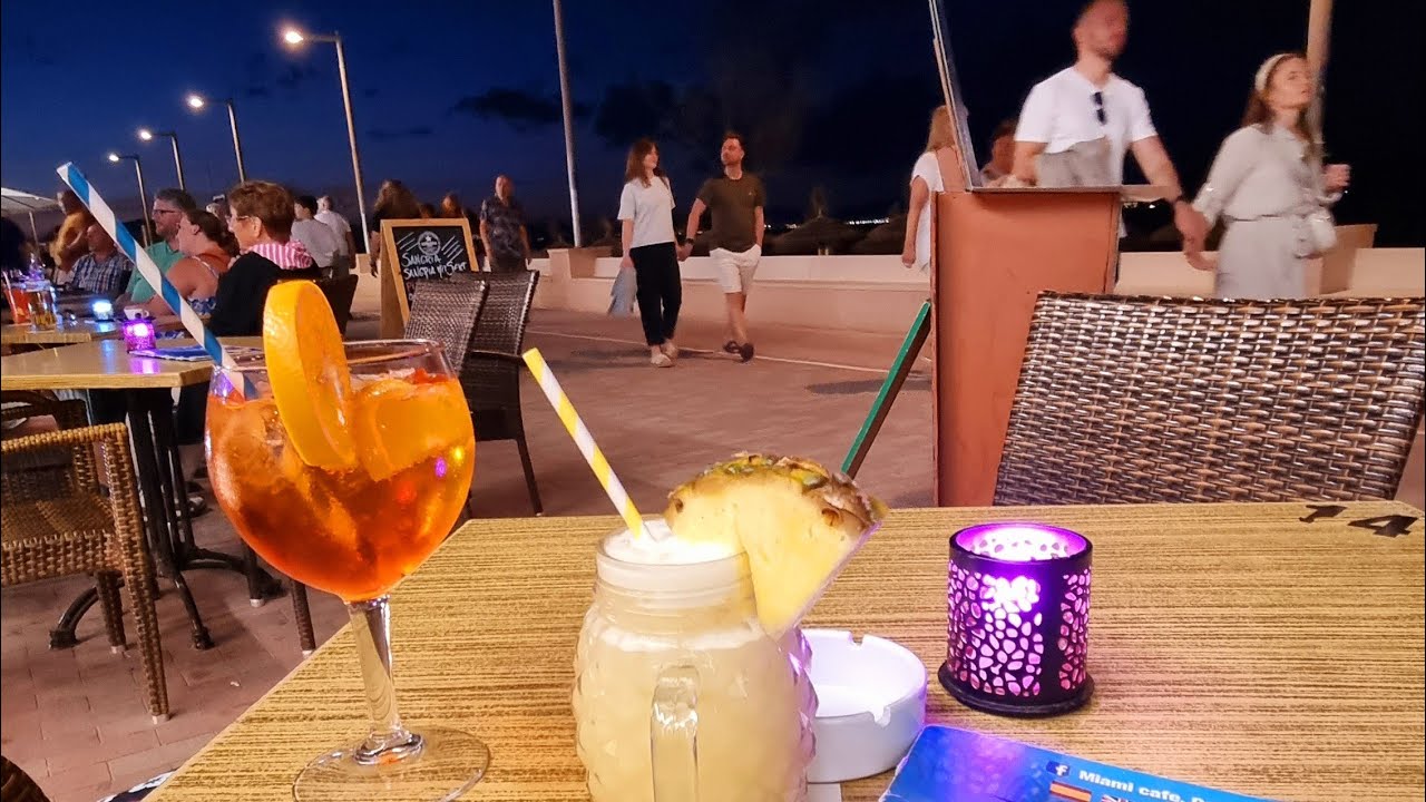 Spaziergang am Abend Can Picafort Mallorca 25.09.2023