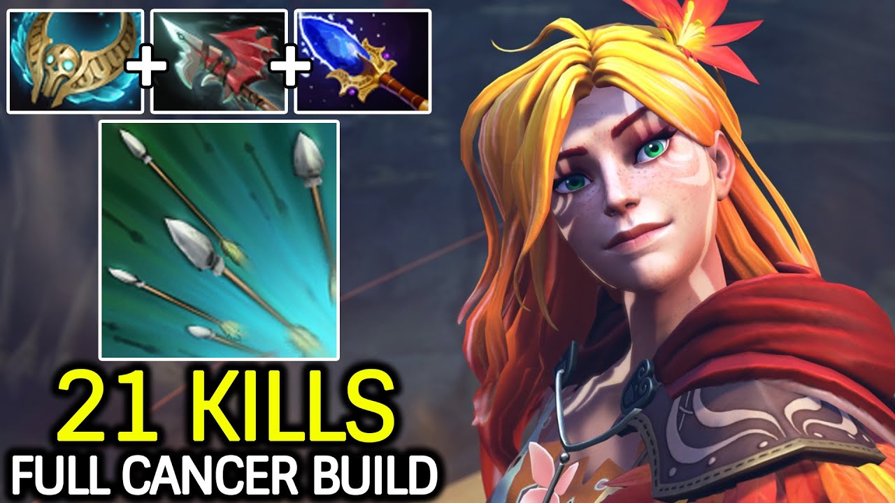 Windranger Cancer Build – Insane Focus Fire Damage One Ult Kill Dota 2