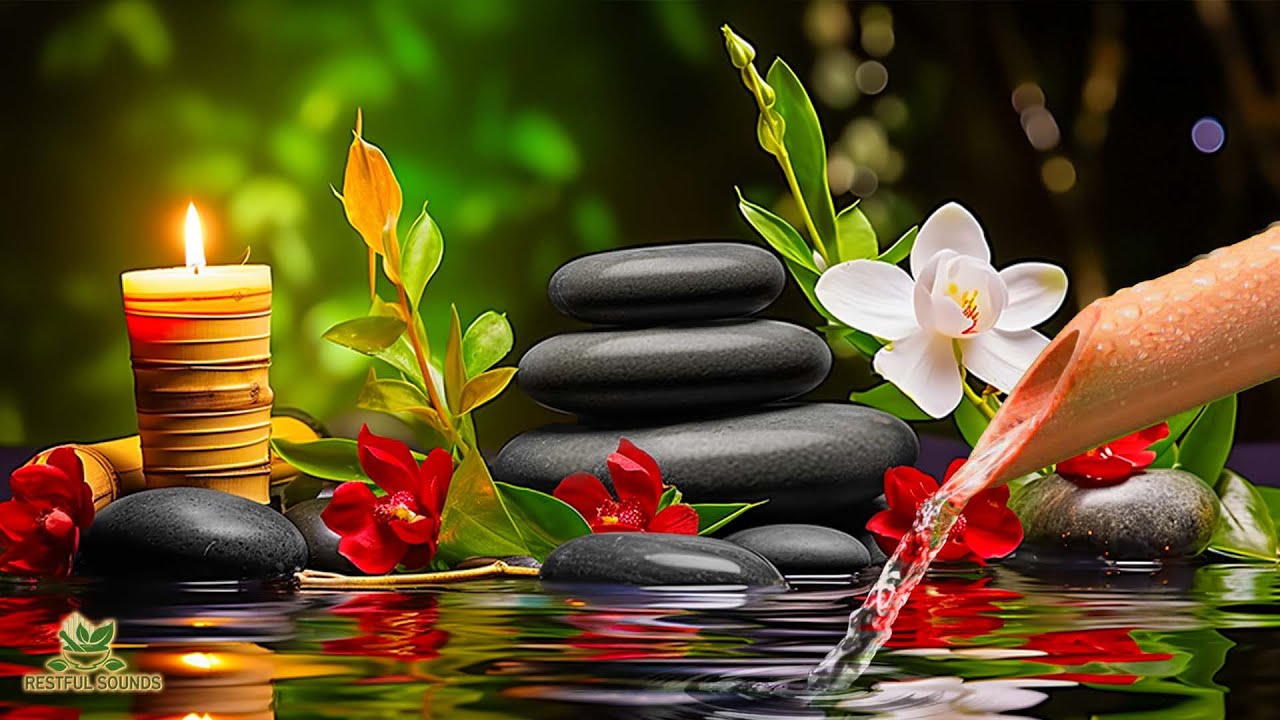 Beautiful Piano Music - Relaxing Music for Sleep, Water Sound, Relaxation, Calming Music, Meditation