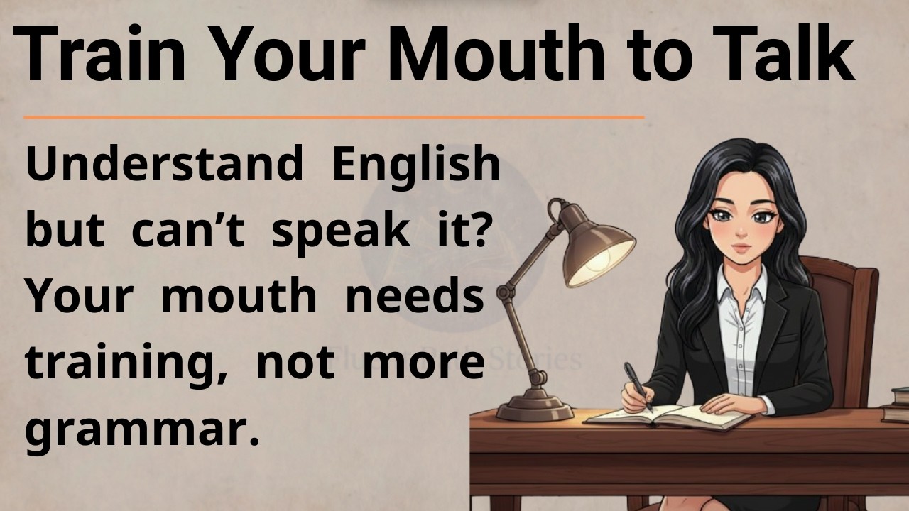 Understand English but Can’t Speak? || Train Your Mouth || Graded Reader ✅