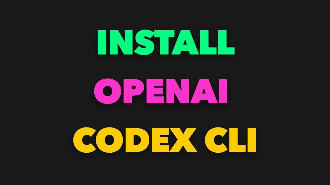 Как установить и использовать OpenAI Codex CLI: пошаговое руководство