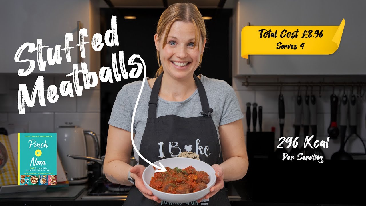 Stuffed meatballs | Pinch of Nom | 100 Slimming, Home-style Recipes