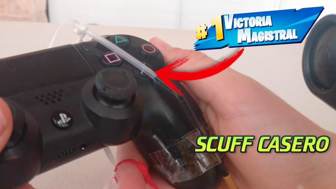 ACCESORIO CASERO para tener TU MANDO como UN SCUFF y GANAR MÁS en FORTNITE! Consola (Ps4/Xbox One)