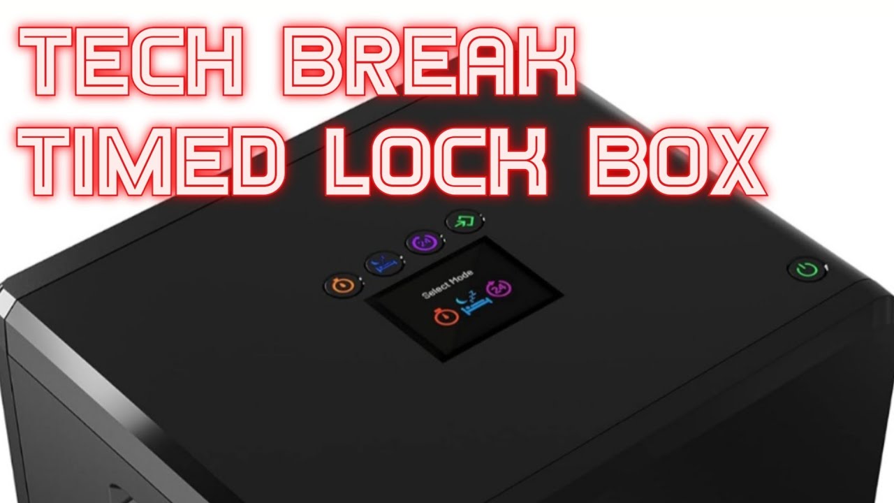 Tech break Time Lock Safe Box