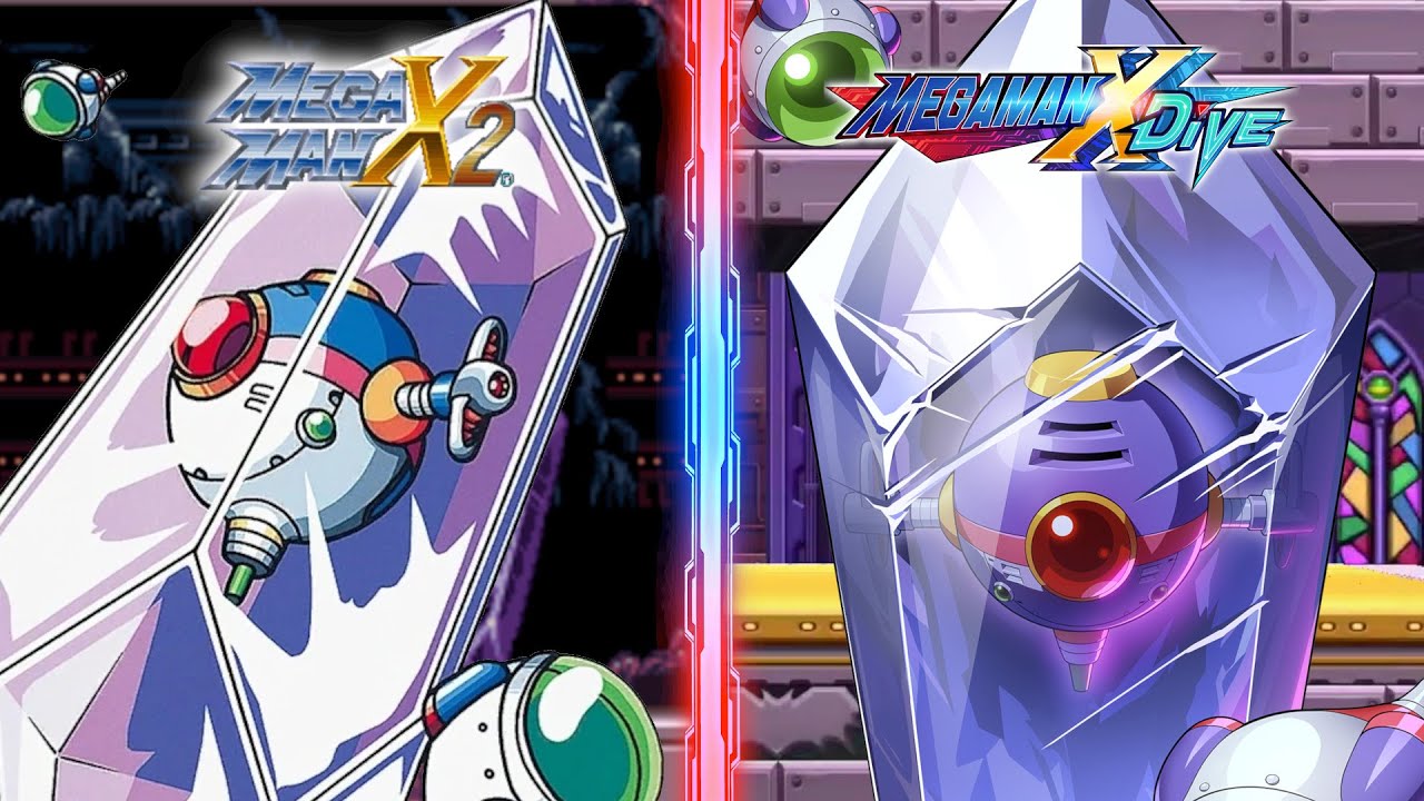 Magna Quartz Boss Comparison - Mega Man X DiVE