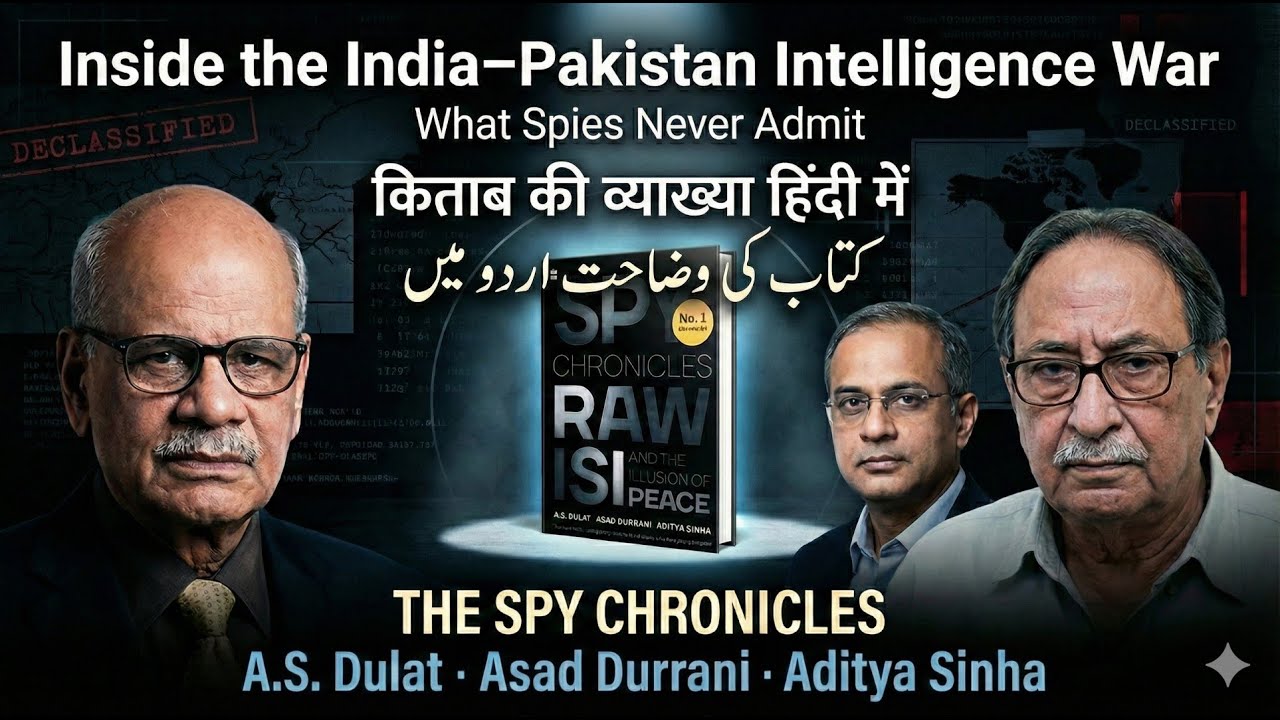 THE SPY CHRONICLES | RAW vs ISI | A.S. Dulat & Asad Durrani  | Book Explained in URDU/HINDI