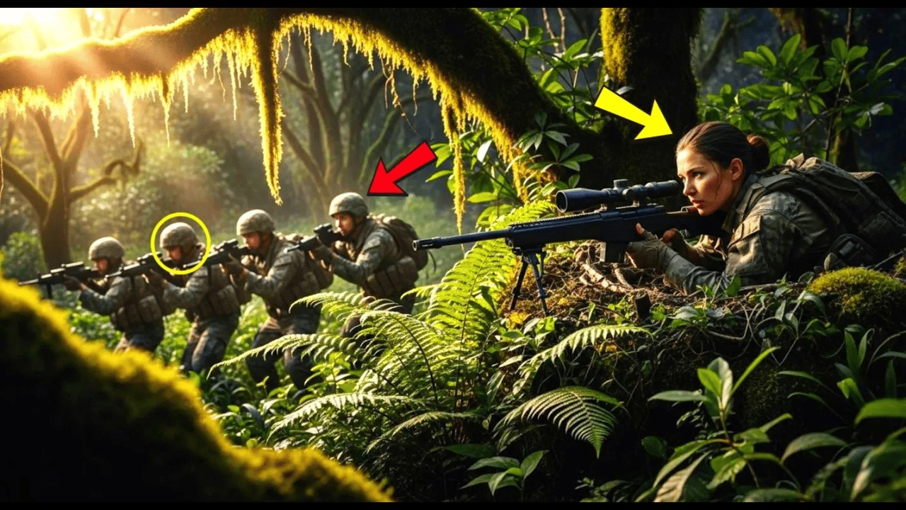They Cornered the Scout Unit, Unaware a Female Marksman Already Had Them in Her Sights
