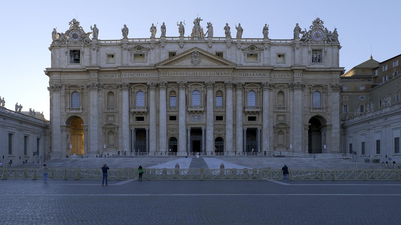 Rome Virtual Tour. Piazza San Pietro and Borgo Pio [Sub ENG & ITA]. ITALY - Slow TV [4K HDR]