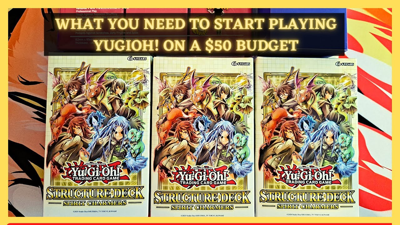 YU-GI-OH! // SPIRIT CHARMER STRUCTURE OPENING + PROFILE // HOW TO START PLAYING ON A $50 BUDGET