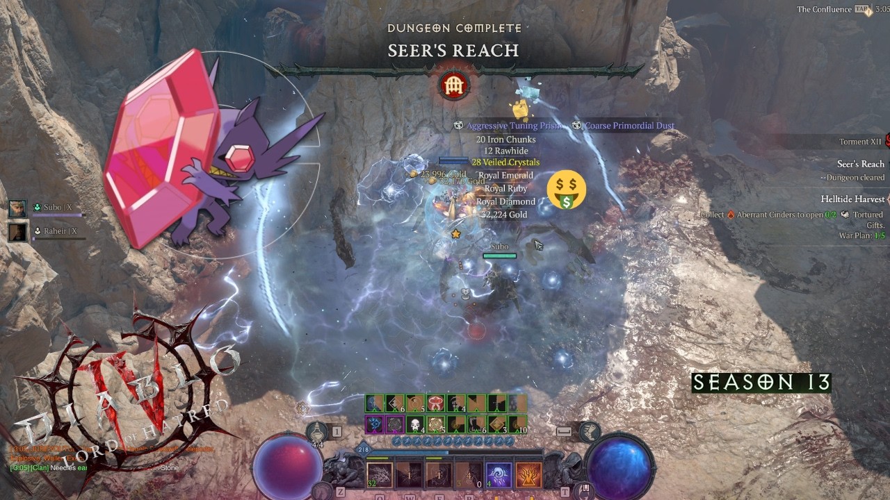 DIABLO 4 GEM HACK - GET ROYAL GEMS EVERY RUN (+ A CHANCE FOR GRAND) | Seer's Reach Spam In Temis