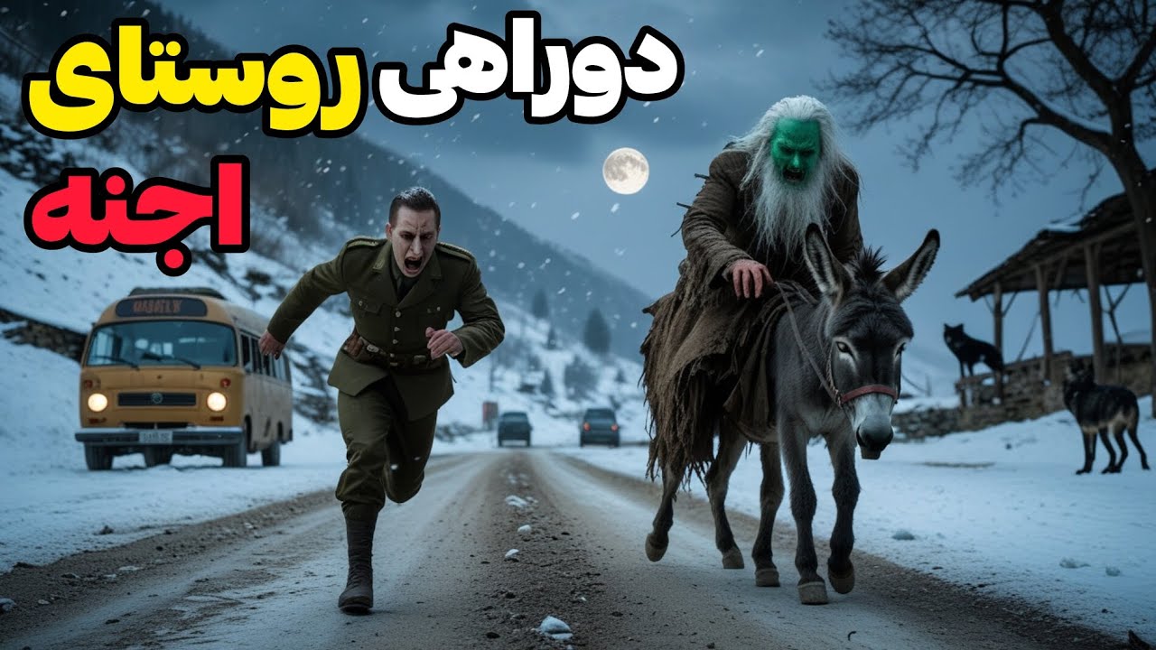 داستان ترسناک دوراهی روستای اجنه: حفاظت اجنه رحمانی از سرباز در دوراهی برفی