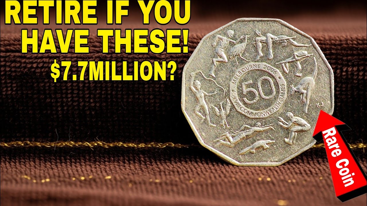 Most valuable AUSTRALIAN 50 cents in circulation! Super rare AUSSIES 50 cents Coins in the World!