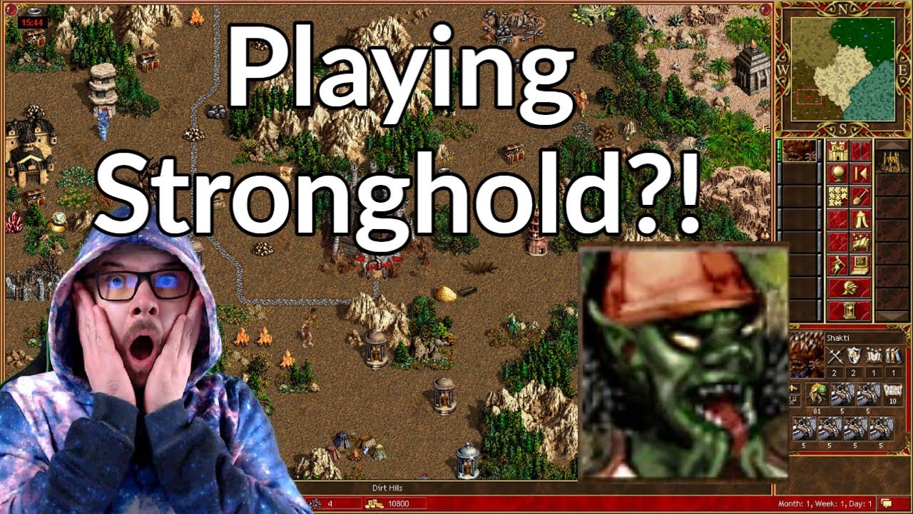 The Magician Playing Stronghold?! || Heroes 3 Stronghold Gameplay || Jebus Cross | Alex_The_Magician
