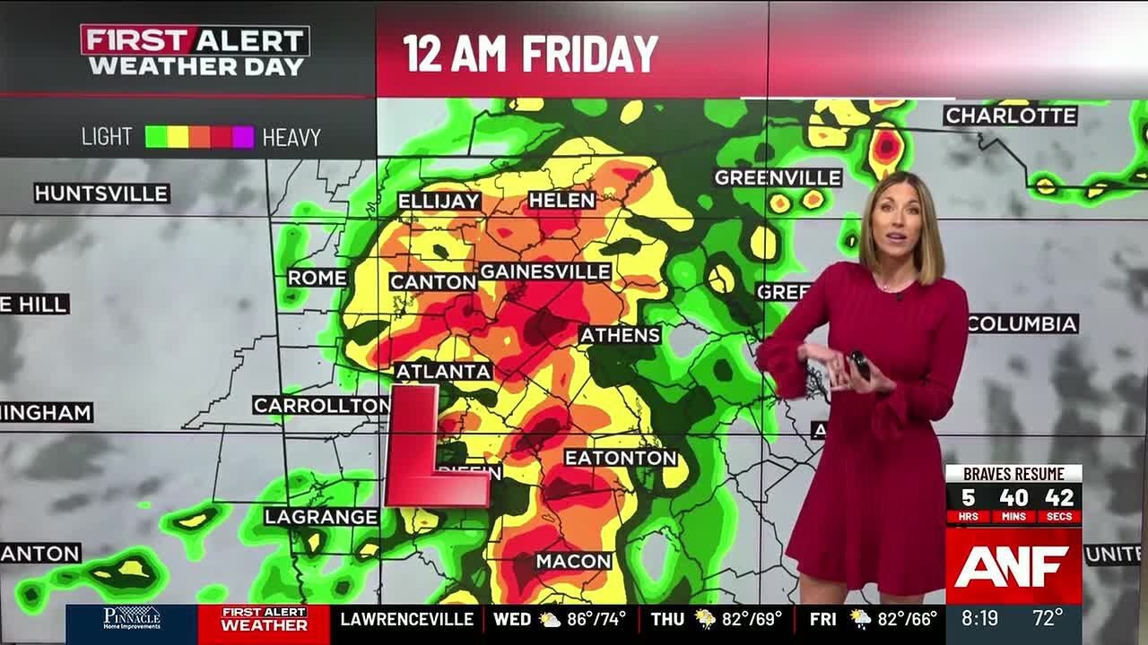 Прогноз First Alert: сильные дожди, наводнения и грозы ожидаются в четверг вечером