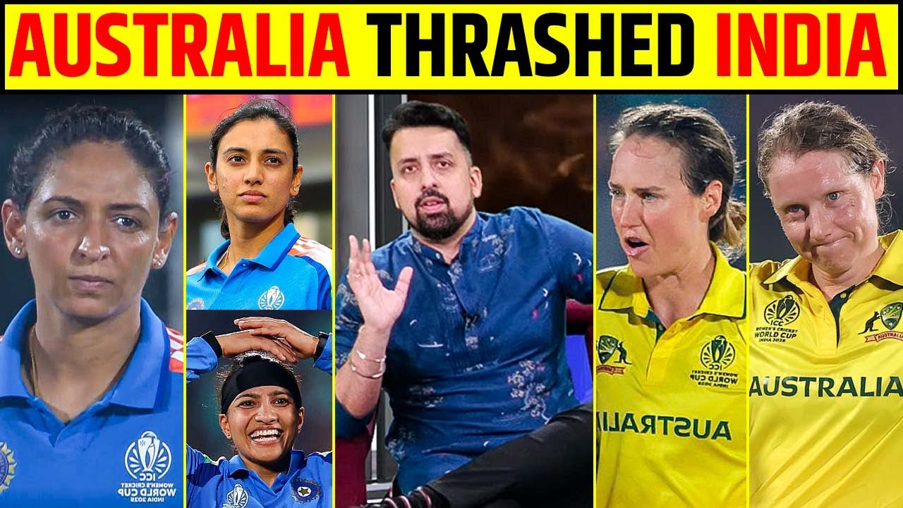 AUSTRALIA THRASHED INDIA, KAB ZIMMEDARI LOGI HARMANPREET KAUR? #indvsaus #womensworldcup