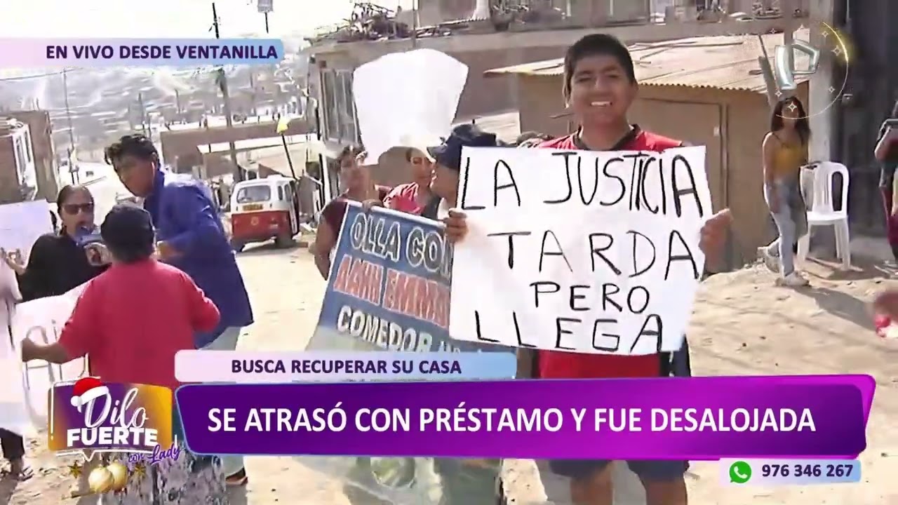 Dilo Fuerte: Mujer se prestó 15 mil soles y perdió su casa