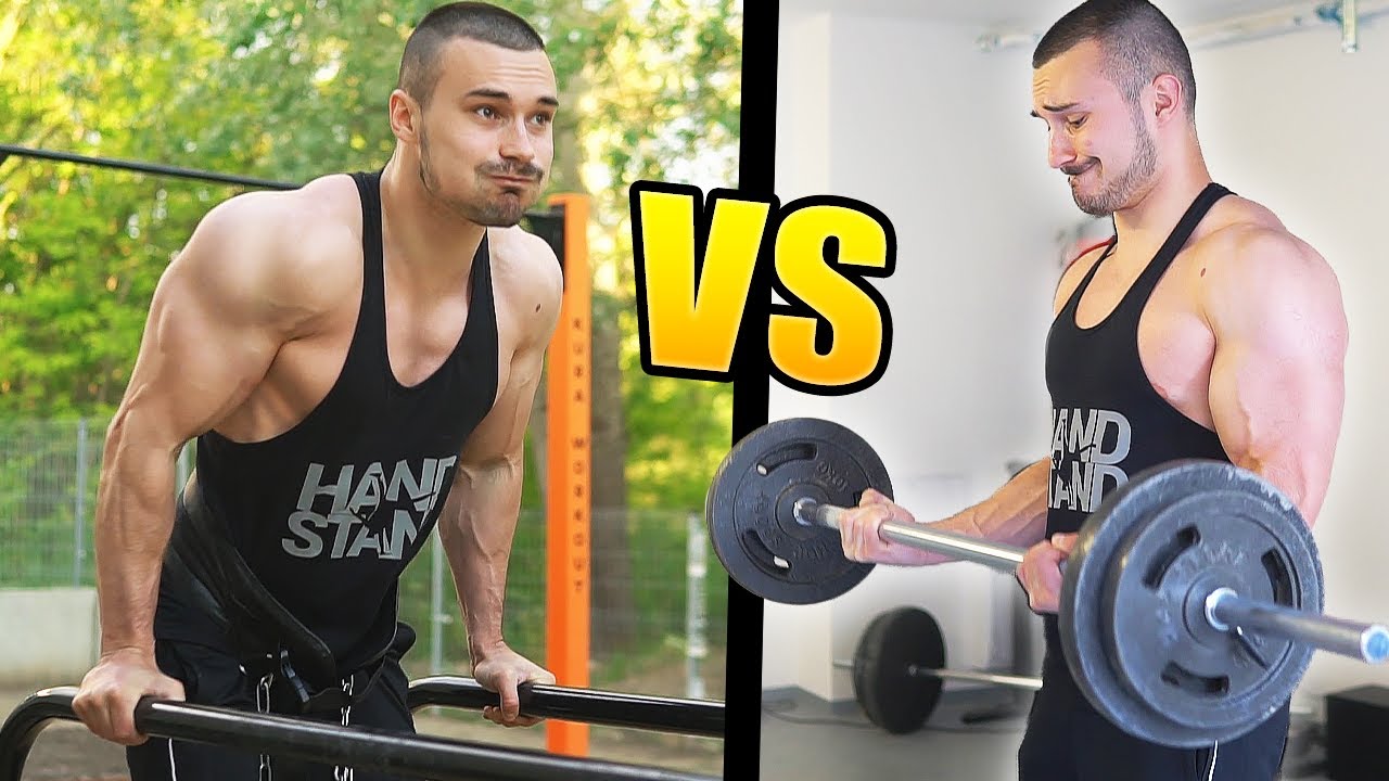 STREET WORKOUT vs SIŁOWNIA *budowanie mięśni*