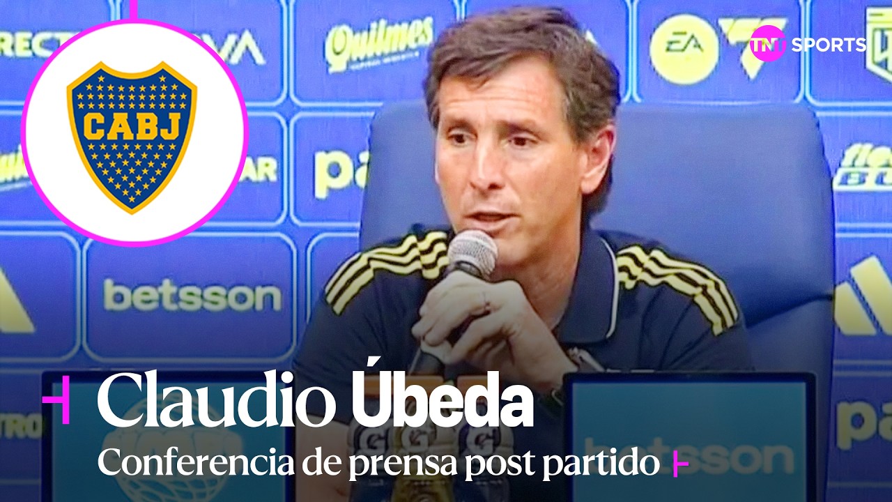 EN VIVO: Claudio Úbeda habla en conferencia de prensa tras Boca vs.  Gimnasia (Mza)