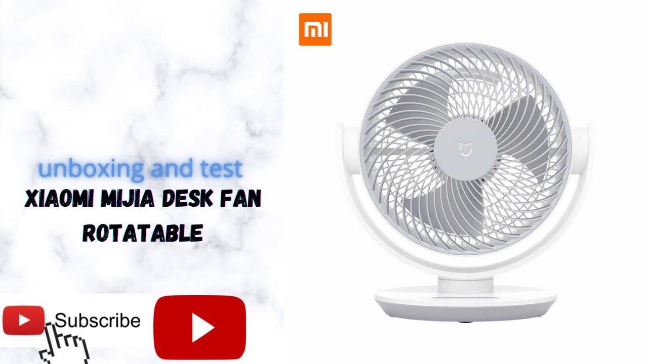 I bought a new xiaomi desk fan! Let's unbox it!!