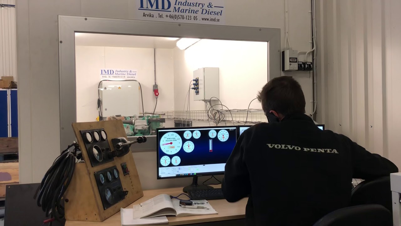 Dynotest Volvo Penta AD31P
