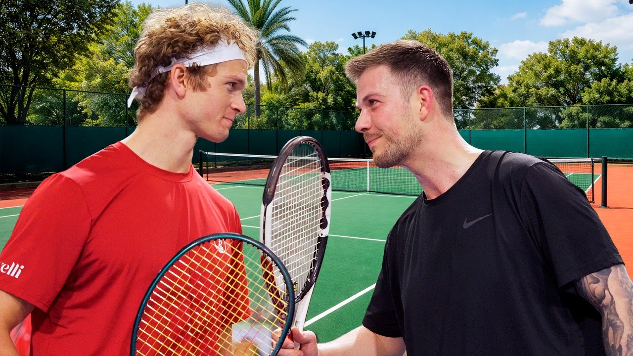 Jeg Udfordrede En Af Danmarks Bedste Tennisspillere (Det Går Helt Galt!)