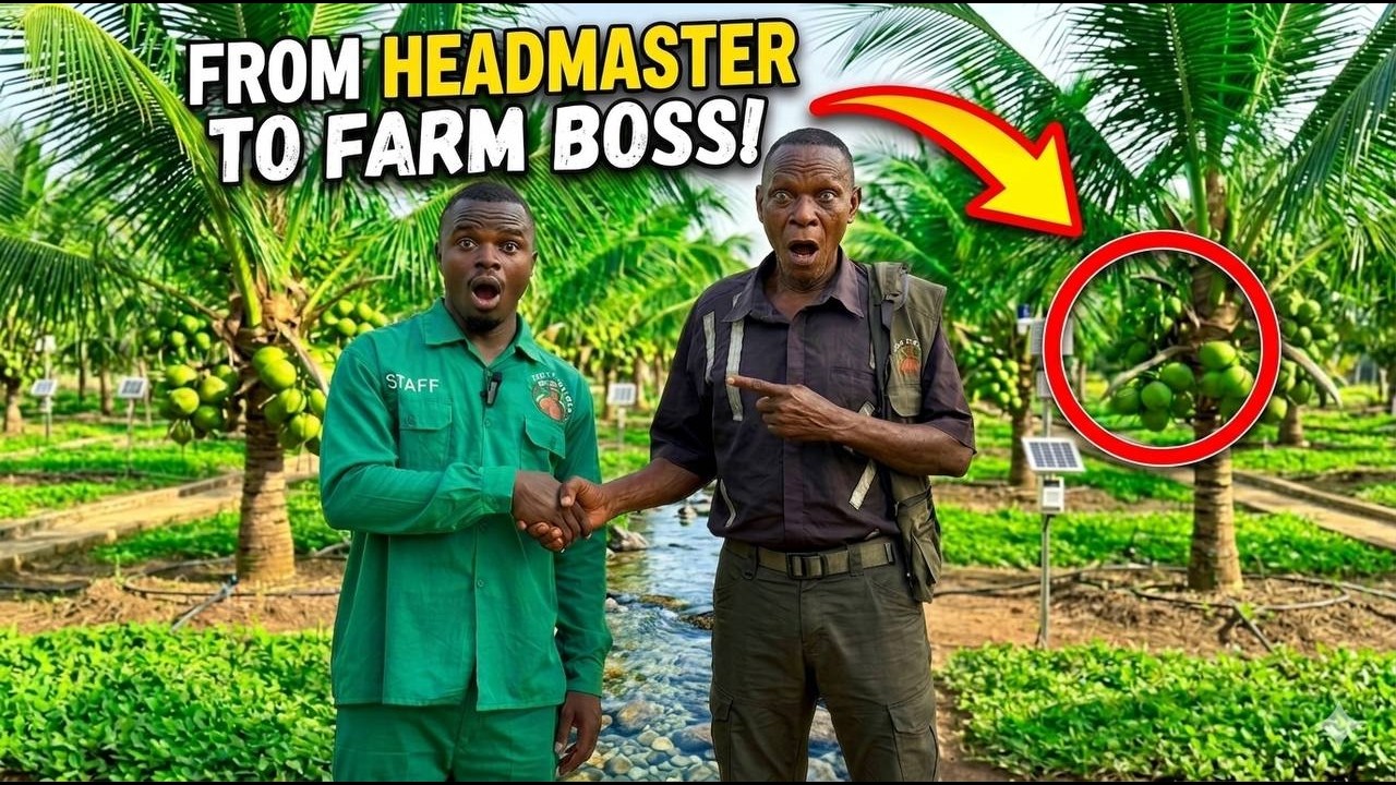 &ldquo;Retired Headmaster Builds Multi-Million Coconut Farm After Retirement, Farming Across Africa&rdquo;