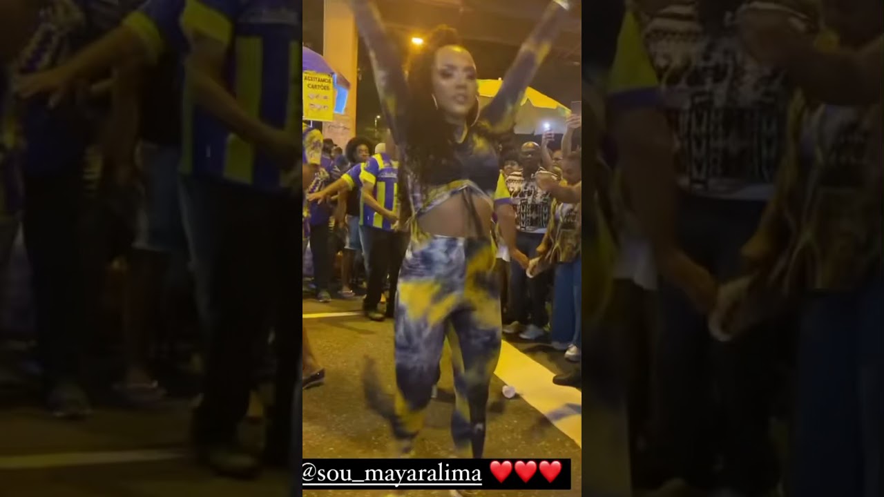 Mayara lima -  Segundo ensaio de rua do Tuiuti 2022