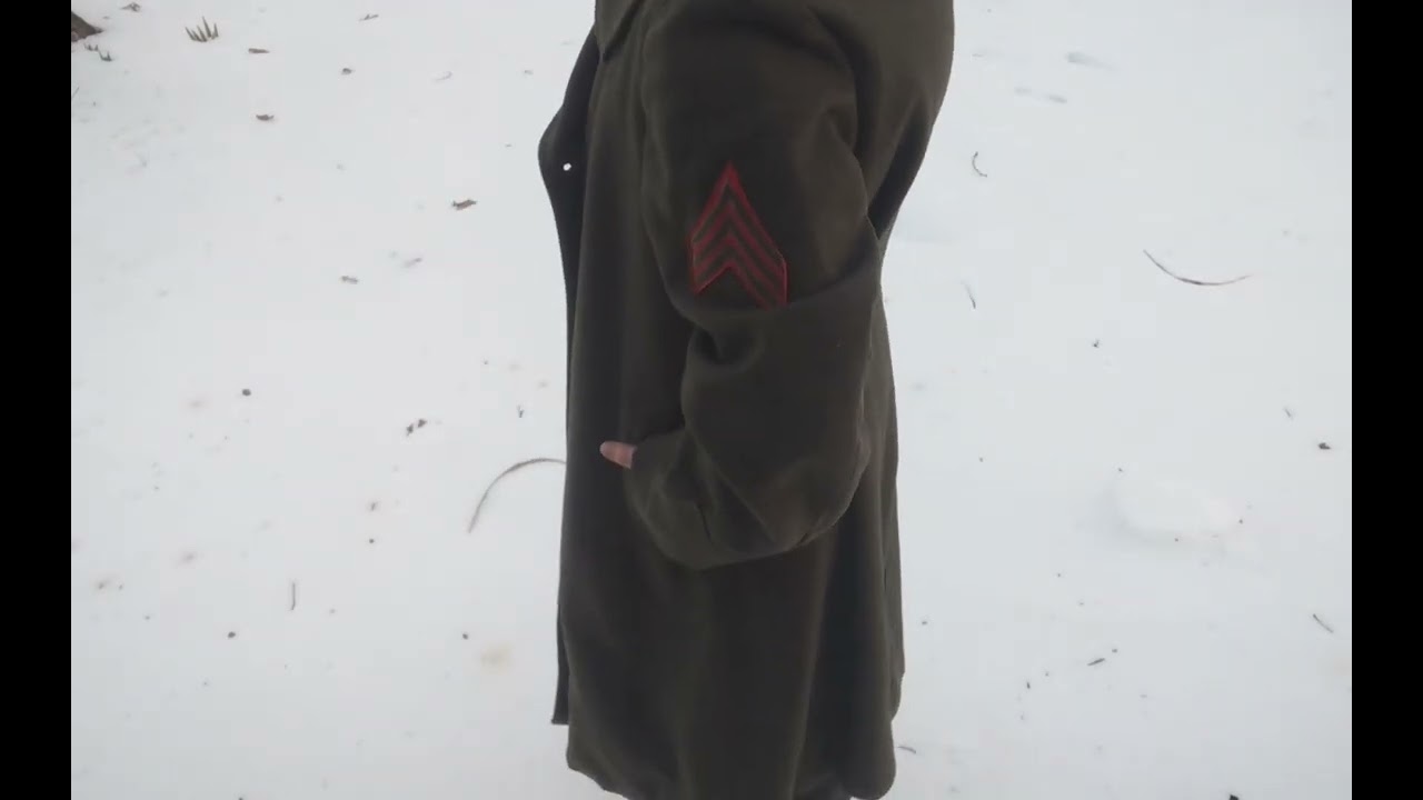 Original USMC Overcoat From WWII