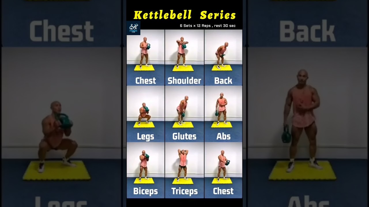 Full Body Kettlebell Workout Burn Fat and Build Strength kettlebell workout #kettlebell exercises