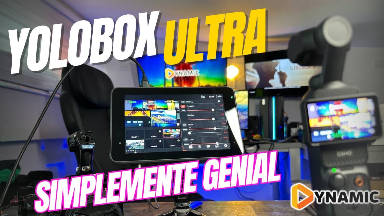 Yolobox Ultra estudio de transmision en vivo en Dynamic