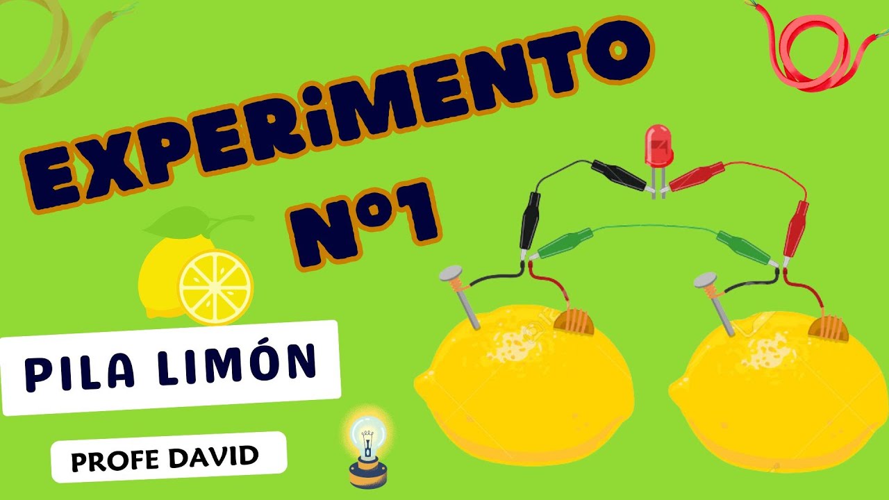 Pila limón ( generar electricidad con limones) . Experimento N°1