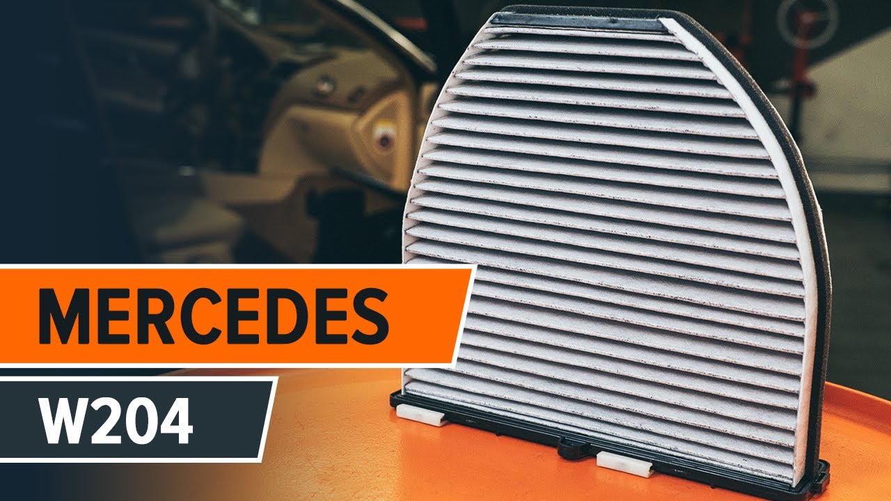 Wie MERCEDES W204 Innenraumfilter wechseln [AUTODOC TUTORIAL]