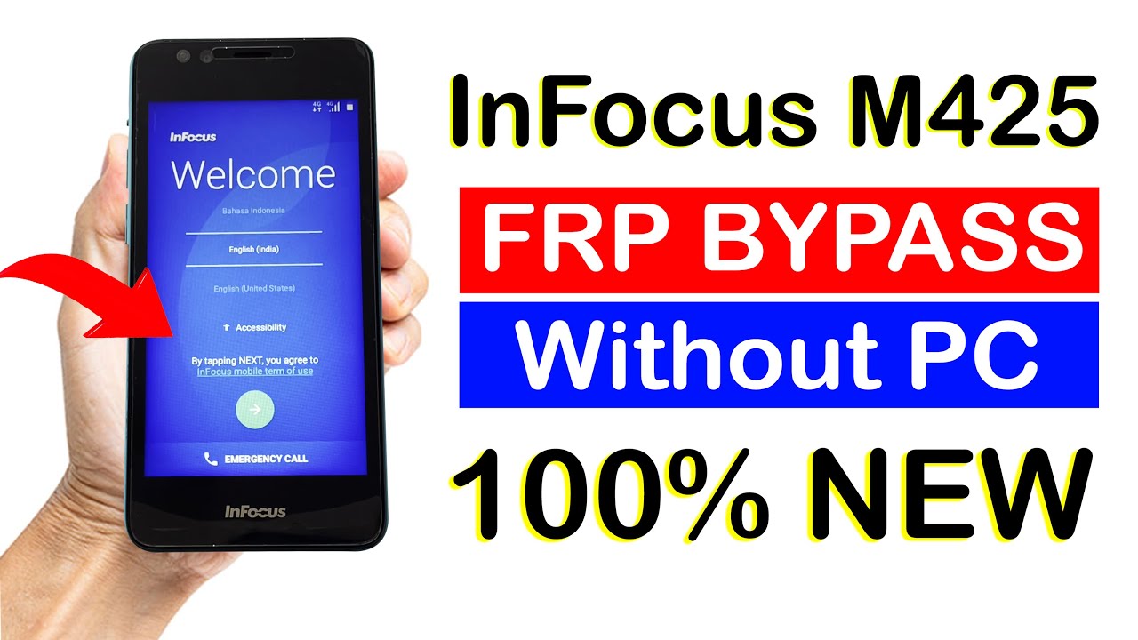 InFocus M425  GMAIL ACCOUNT/FRP BYPASS (without pc) | InFocus Bingo 20