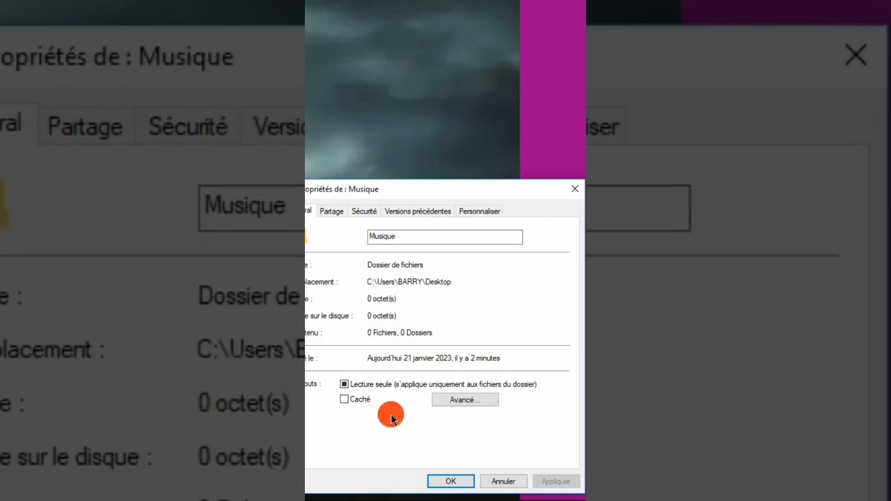 Voici comment changer l'ic&ocirc;ne d'un dossier sur le bureau