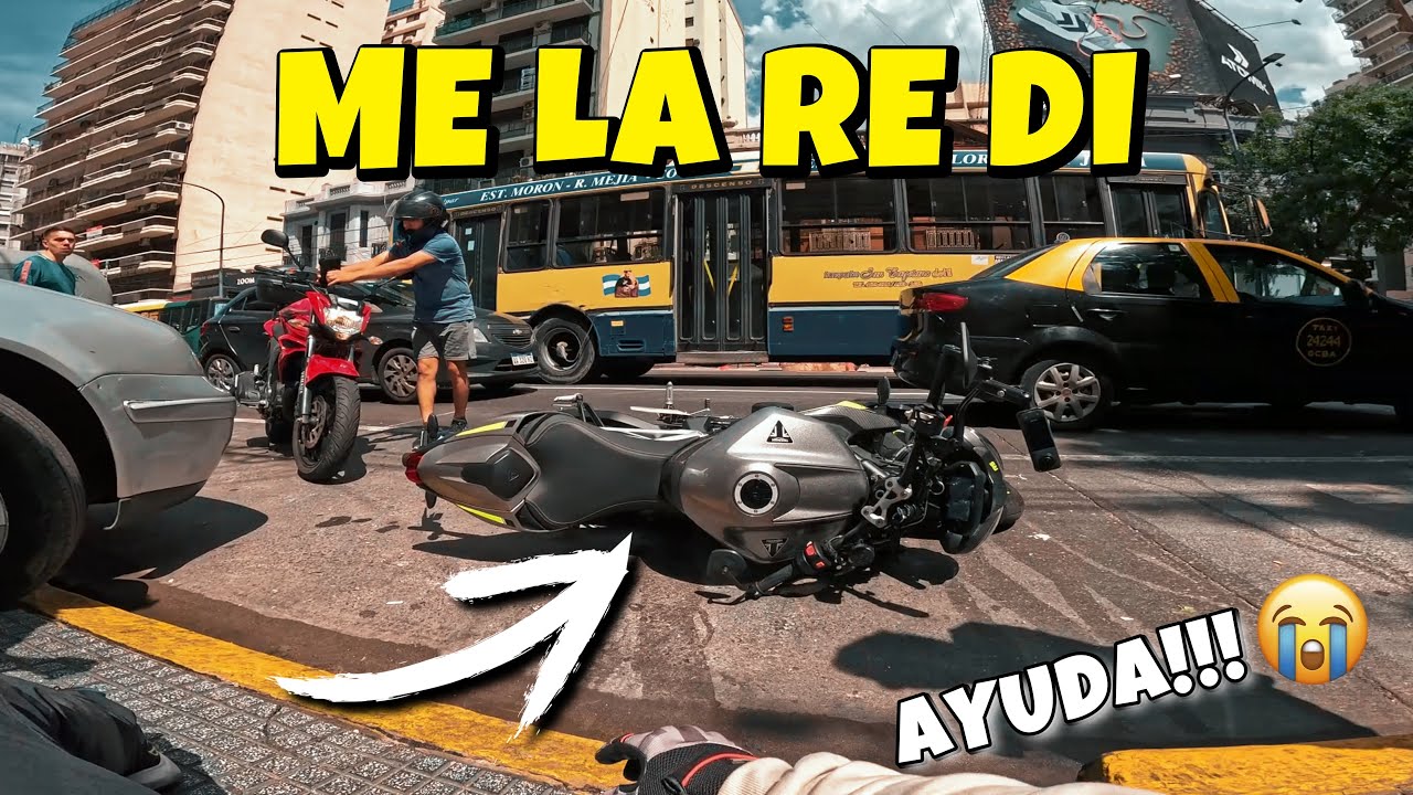 CHOQUÉ CON MI MOTO Y CASI la quedo☠️ / Observaciones Diarias 163