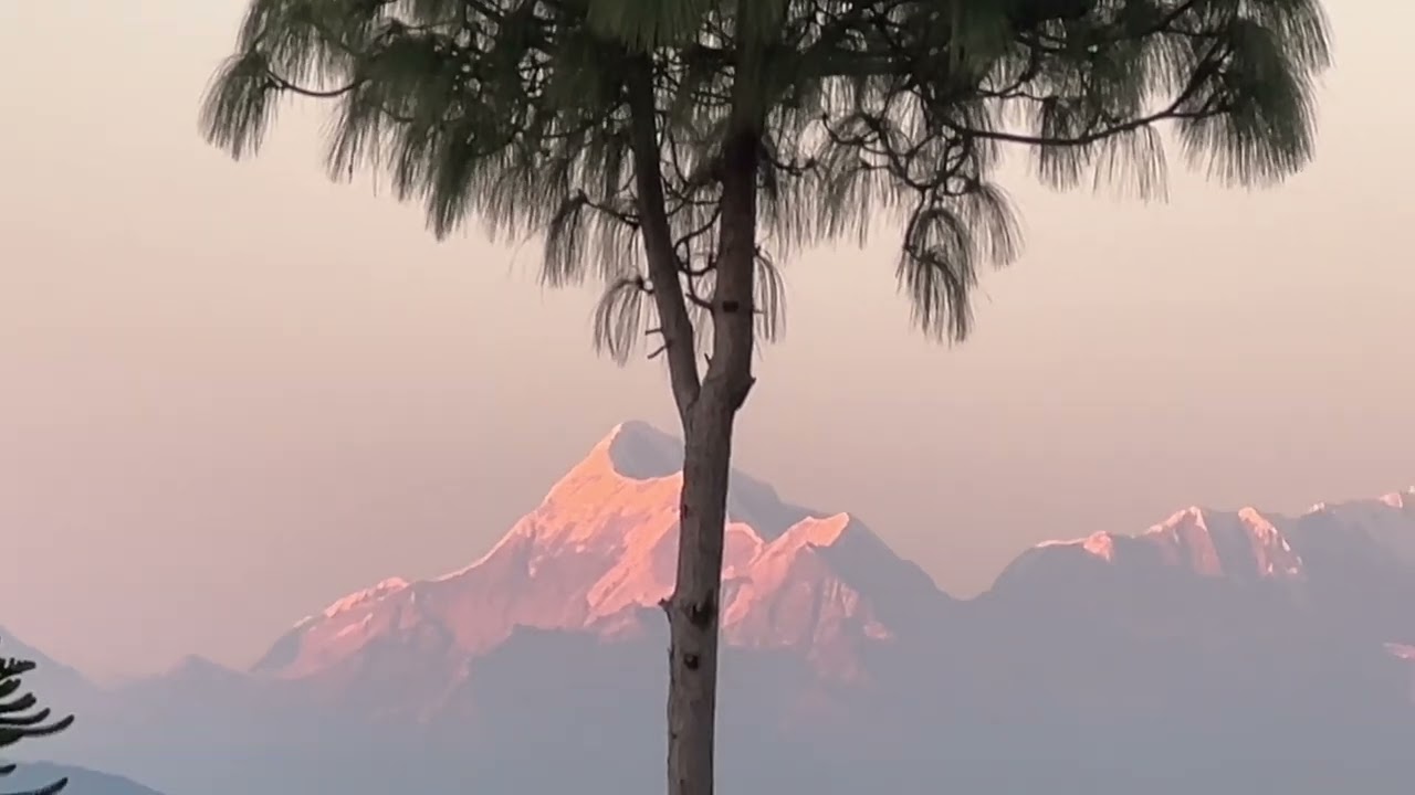 Sunset at Ranikhet from Welcome Windsor Lodge