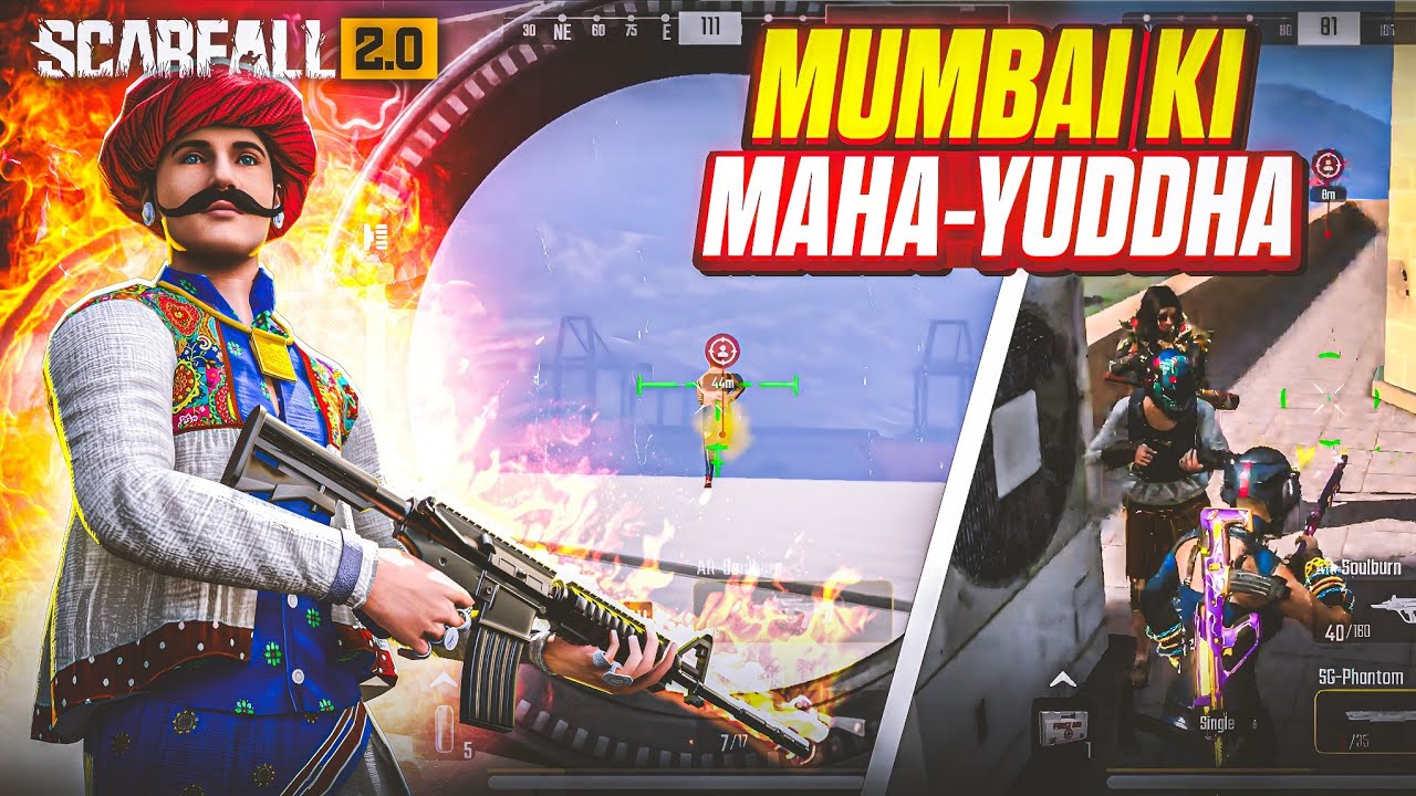 SCARFALL 2.0 MUMBAI MAP GAMEPLAY 🤯 | SOLO vs SQUAD GAMEPLAY 🔥 INDIAN BR GAME 🇮🇳