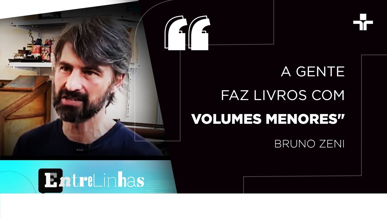 Bruno Zeni explica o processo de impress&atilde;o de um livro