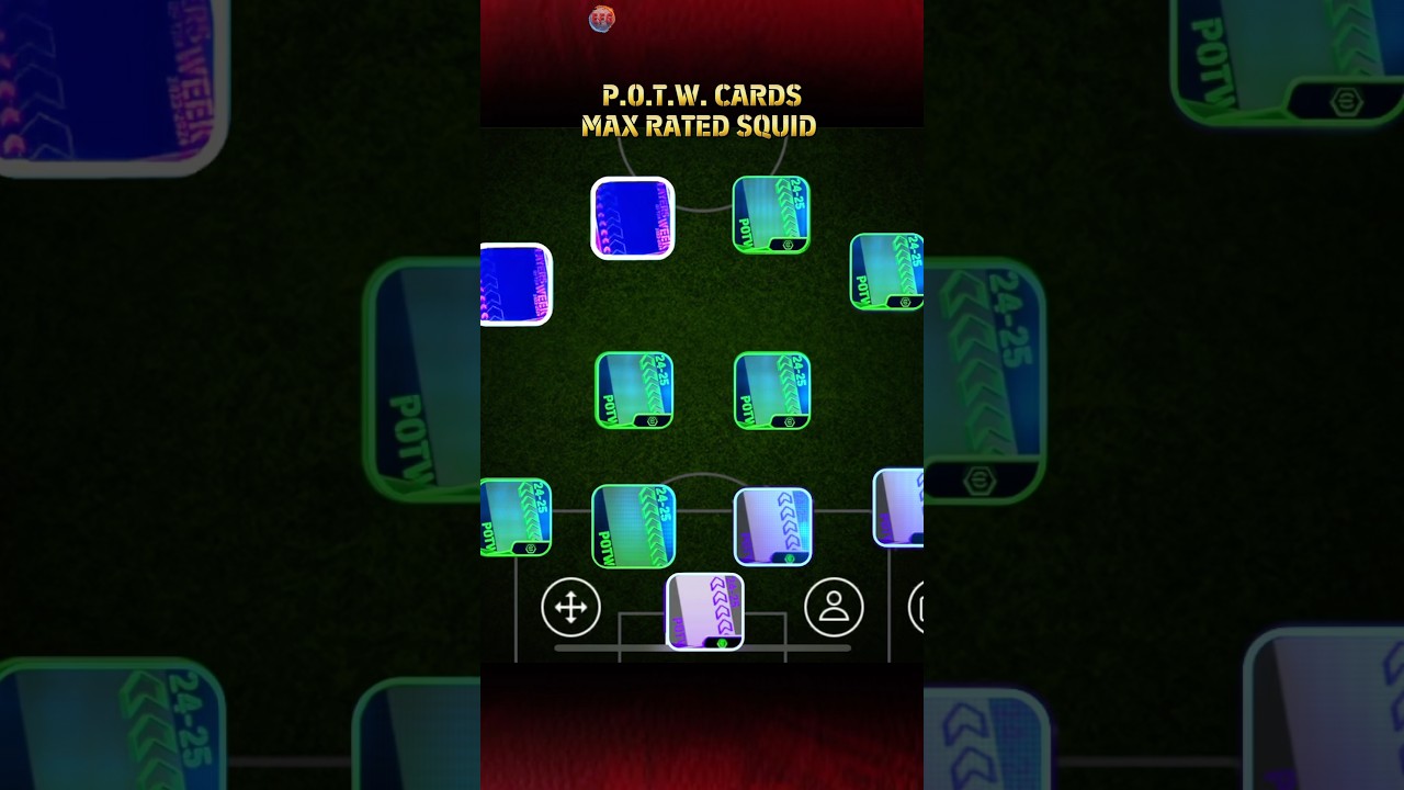 🔥 All-Time MAX Rated POTW Cards Squad in eFootball 2025 &ndash; Unreal Power XI!