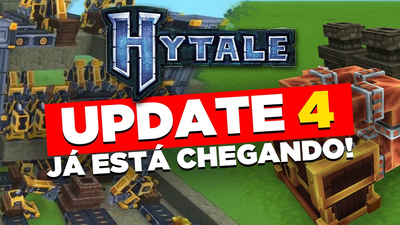 HYTALE 4.0 - CHEGOU MAIS UMA ATUALIZAÇÃO, O JOGO ESTÁ A TODO VAPOR!